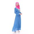 Hot selling plus size abaya dress dubai muslim abaya long sleeve chiffon material islamic clothing